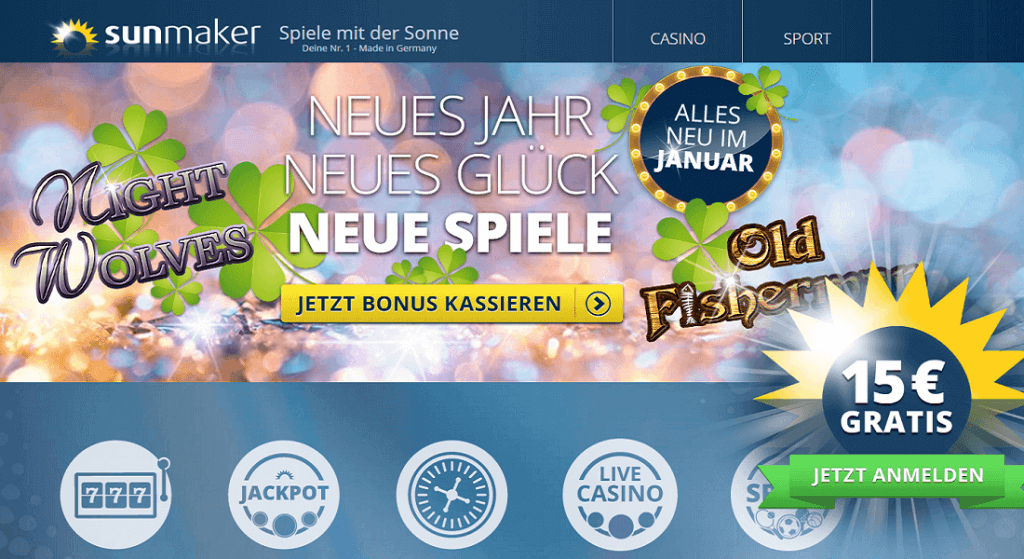 Merkur Online Casino Spiele Extra Bonus Sunmaker