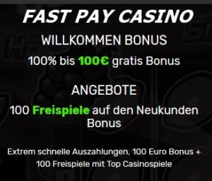 Fast Pay Casino Angebote 